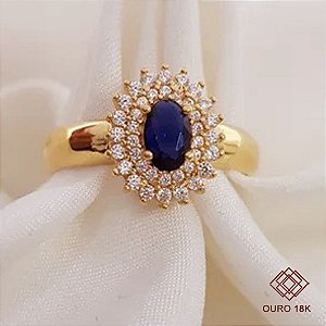 Anel Formatura Recursos Humanos Ouro 18k - Sem emblema