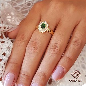 Anel Formatura Educação Física Ouro 18k - Sem emblema