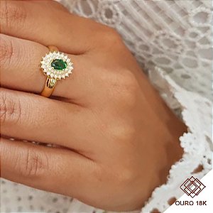 Anel Formatura Ensino Médio Ouro 18k - Sem emblema