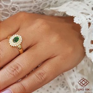 Anel Formatura Estética Ouro 18k - Sem emblema