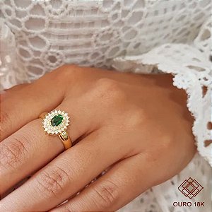 Anel Formatura Fisioterapia Ouro 18k - Sem emblema