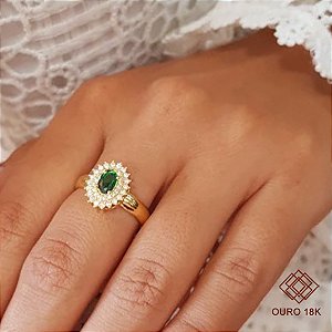 Anel Formatura Serviço Social Ouro 18k - Sem emblema