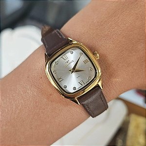 Relógio Technos Feminino Mini Dourado 2025luq/0k