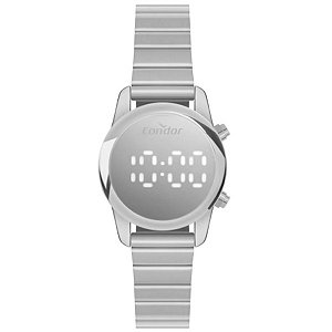 Relógio Condor Digital Feminino Prata Comd26aak/4k