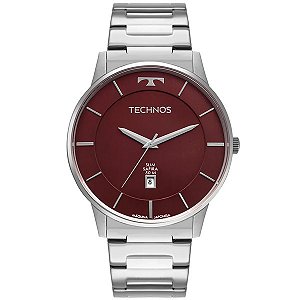 Relógio Technos Masculino Slim Prata Gm10yg/1n