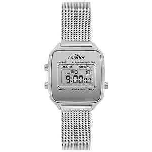 Relógio Condor Digital Feminino Prata Cojhs512bad/4k