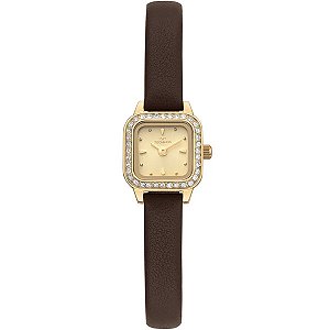 Relógio Technos Feminino Mini Petit Dourado 1042ae/0x