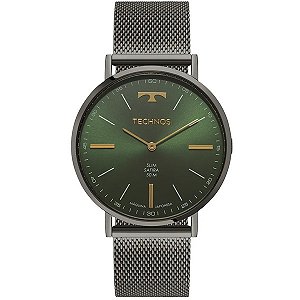 Relógio Technos Masculino Slim Grafite 2025lul/1v