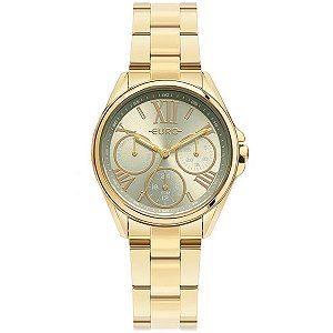 Relógio Euro Feminino Multiglow Dourado Eu6p29aip/4c