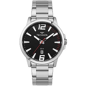 Relógio Technos Masculino Racer Basico Prata 2115ucn/1p