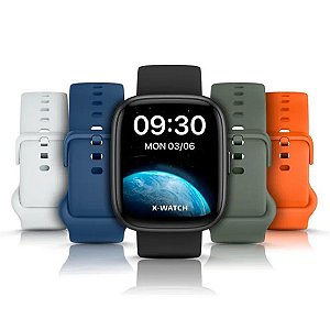 Relógio Smartwatch X-Watch Troca Pulseira Xswuqpi010a