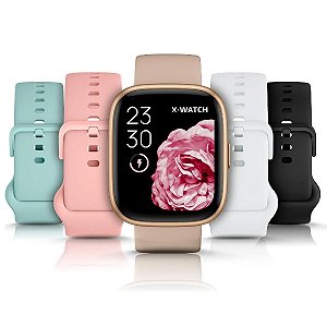 Relógio Smartwatch X-Watch Troca Pulseira Xswuqpi011a