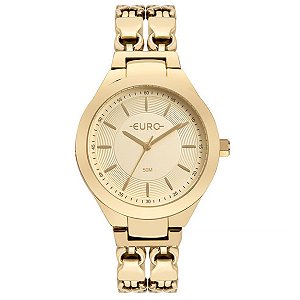 Relógio Euro Feminino Chains Dourado Eu2035yun/4d