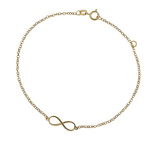 Pulseira Infinito Ouro 18k