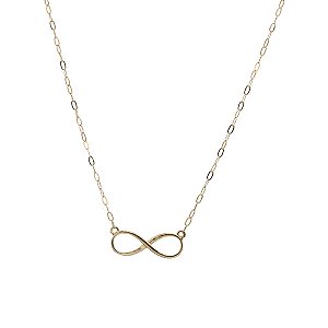 Gargantilha Infinito Ouro 18k - 45CM