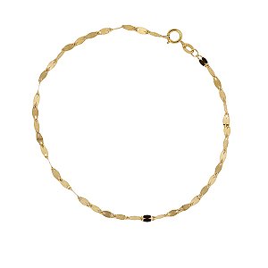 Pulseira Malha Coffee Ouro 18k