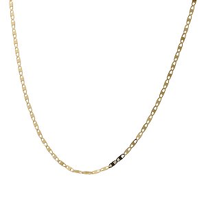 Cordão Malha Piastrine Ouro 18k - 45cm