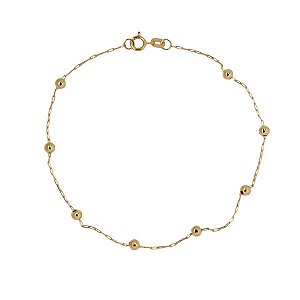 Pulseira Esferas Ouro 18k