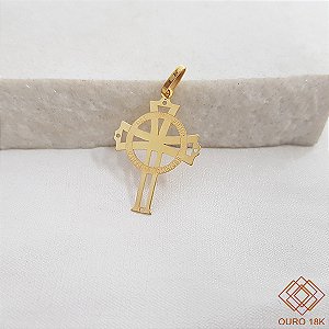 Pingente Pai, Filho e Espírito Santo Ouro 18k