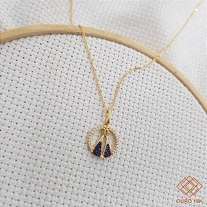 Kit Cordão Ouro 18k + Pingente Nossa Senhora Ouro 18k