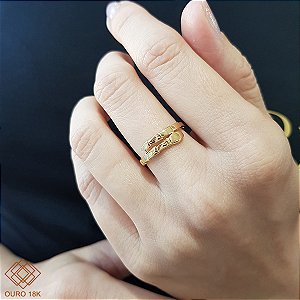 Anel Cobra Ouro 18k