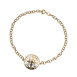 Pulseira São Bento Elo Português Ouro 18k