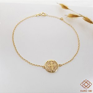 Pulseira São Bento Ouro 18k