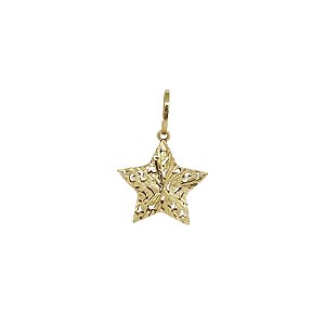 Pingente Estrela Ouro 18k