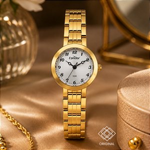 Relógio Condor Feminino Dourado Co2035nxu/4k