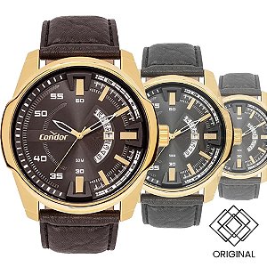 Relógio Condor Masculino Dourado Co2115ncp/4p