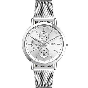 Relógio Euro Feminino Prata Eu6p27aa/4k