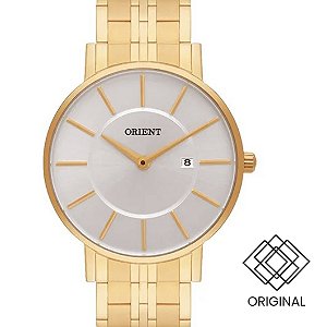 Relógio Orient Masculino Dourado Mgss1091 S1kx