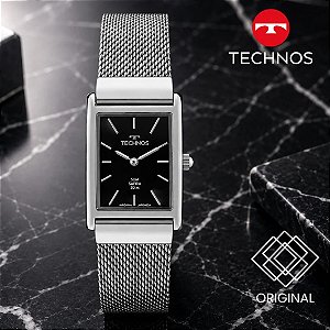 Relógio Technos Slim Prata Vidro Safira - Gl22ao/1p