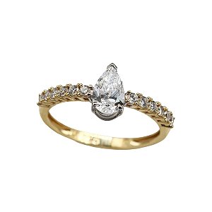Anel Solitário Ouro 18k Diamante Laboratório 2,10 Quilates