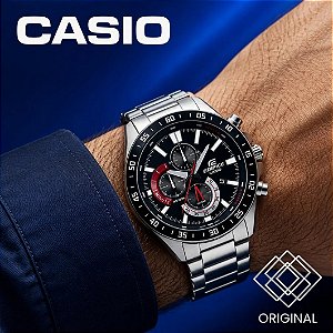 Relógio Casio Edifice Masculino Prata Efv-620d-1a4vudf