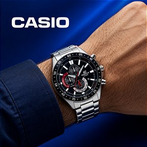 Relógio Casio Edifice Masculino Prata Efv-620d-1a4vudf