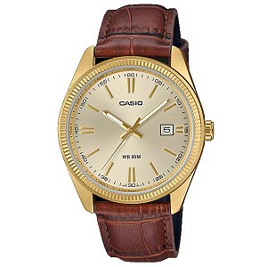 Relógio Casio Masculino Dourado Mtp-1302pgl-9avef