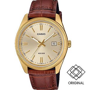 Relógio Casio Masculino Dourado Mtp-1302pgl-9avef