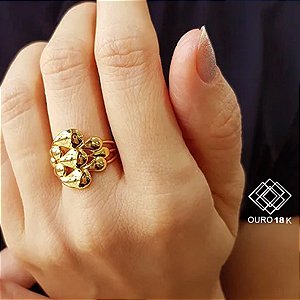 Anel Bold Ouro 18k