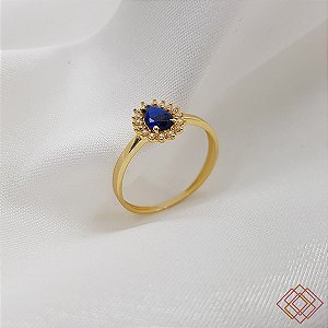 Anel Formatura Gestão Financeira Ouro 18k Feminino - Sem emblema