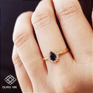 Anel Formatura Química Ouro 18k Feminino - Sem emblema