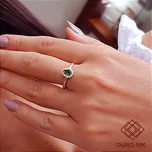 Anel Formatura Biologia Ouro 18k Feminino - Sem emblema