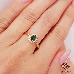 Anel Formatura Biomedicina Ouro 18k Feminino - Sem emblema