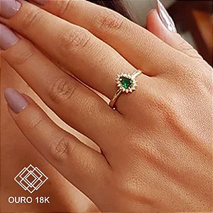 Anel Formatura Ensino Médio Ouro 18k Feminino - Sem emblema