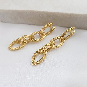 Brinco Filigrana em Ouro 18k