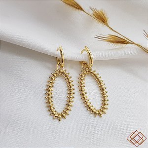 Brincos Elos Ouro 18k