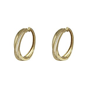 Brinco Argola Filigrana Ouro 18k