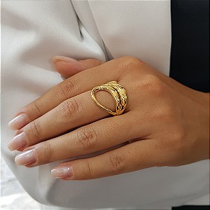 Anel Bold Ouro 18k
