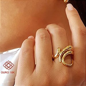 Anel Bold Ouro 18k