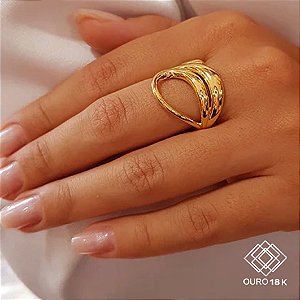 Anel Bold Ouro 18k